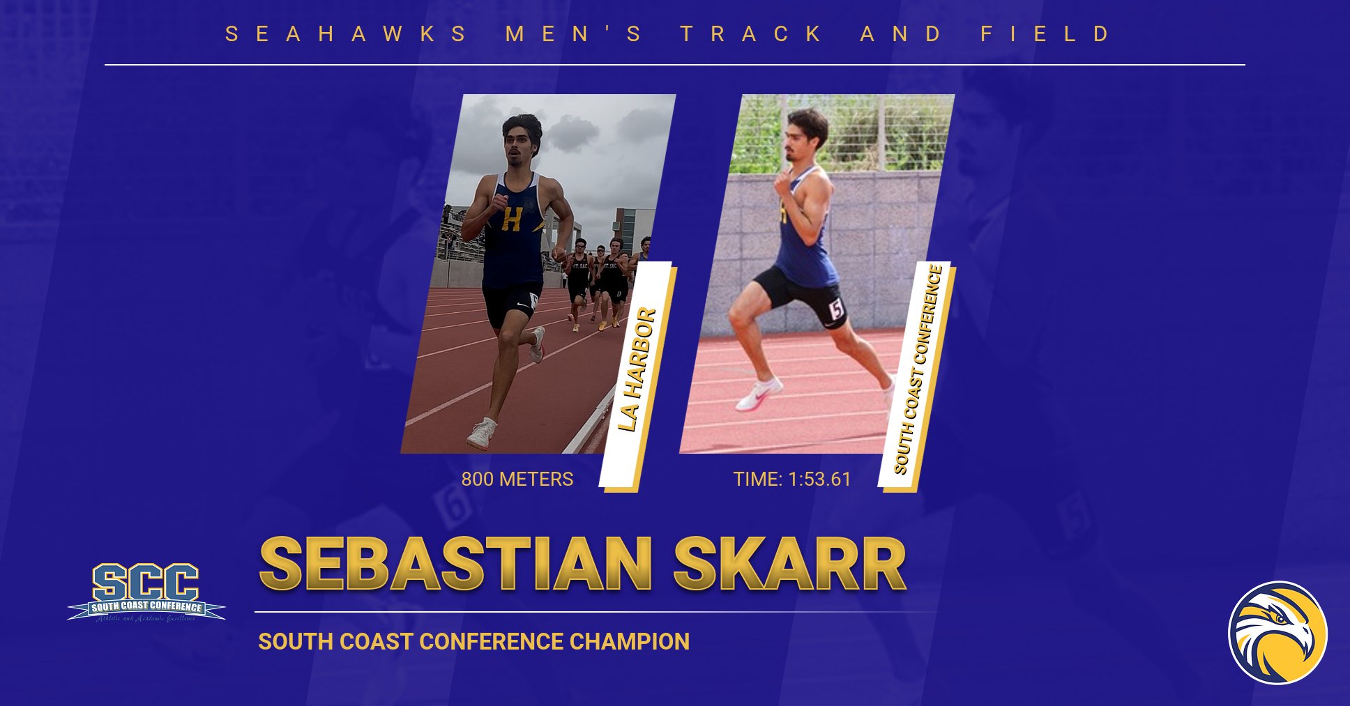 Sebastian Skarr Is A Star For LA Harbor Track And Field